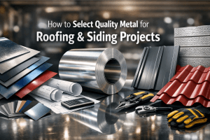 How to Select Quality Metal for Roofing & Siding Projects