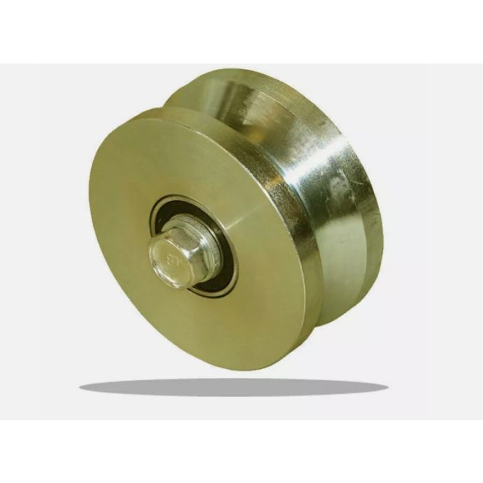 4” HEAVY DUTY SOLID V-GROOVE WHEEL, 5L BS