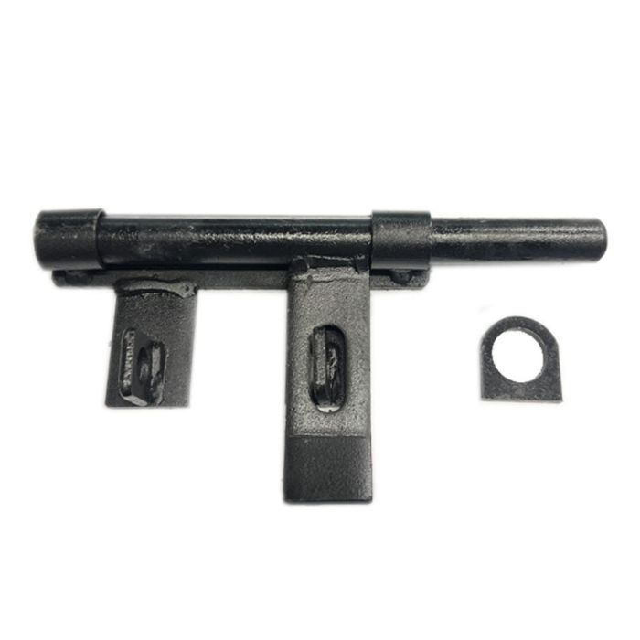 LARGE SLIDE BOLT, ¾” SHAFT DIAMETER X 9-½” X 5”, BLACK FINISH