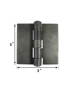 3x3 Heavy Duty Weldable Butt Hinges