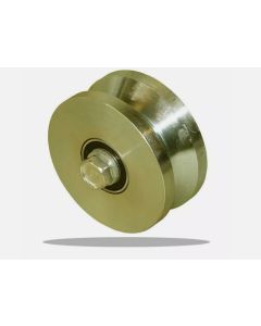 4” HEAVY DUTY SOLID V-GROOVE WHEEL, 5L BS