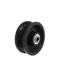 4” X 1-½” X 2” V-GROOVE WHEEL, 2.30 LBS