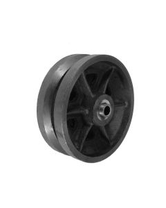 6" Cast Iron V Groove Wheel – 500 lbs Capacity for Gates