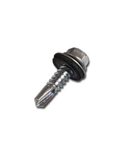 14 x 1½” Hex Washer Self-Drill Screw Zinc + Neoprene