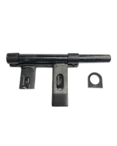 LARGE SLIDE BOLT, ¾” SHAFT DIAMETER X 9-½” X 5”, BLACK FINISH