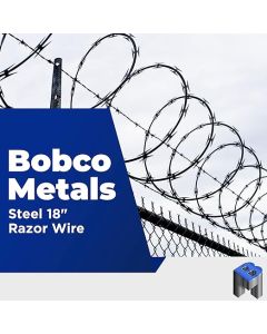 33 Loops Coil - Steel CBT-65 Razor Wire for Wire Fencing - Galvanized Steel Wire Alternative to Barbed Wire and Concertina Wire - 50 feet per roll