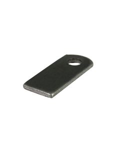 1”X1-½” SMALL WELDING TAB, THICKNESS:1/8", HOLE SIZE: 3/8"