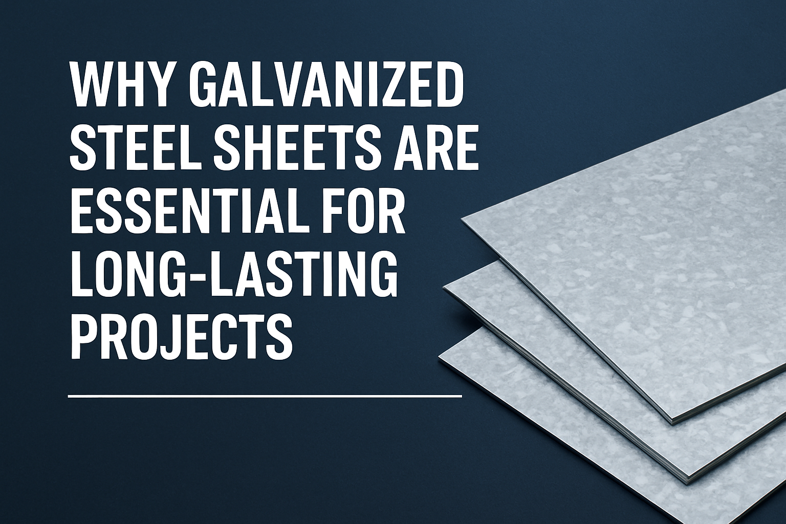 Why Galvanized Steel Sheets Are Essential for Long-Lasting Projects