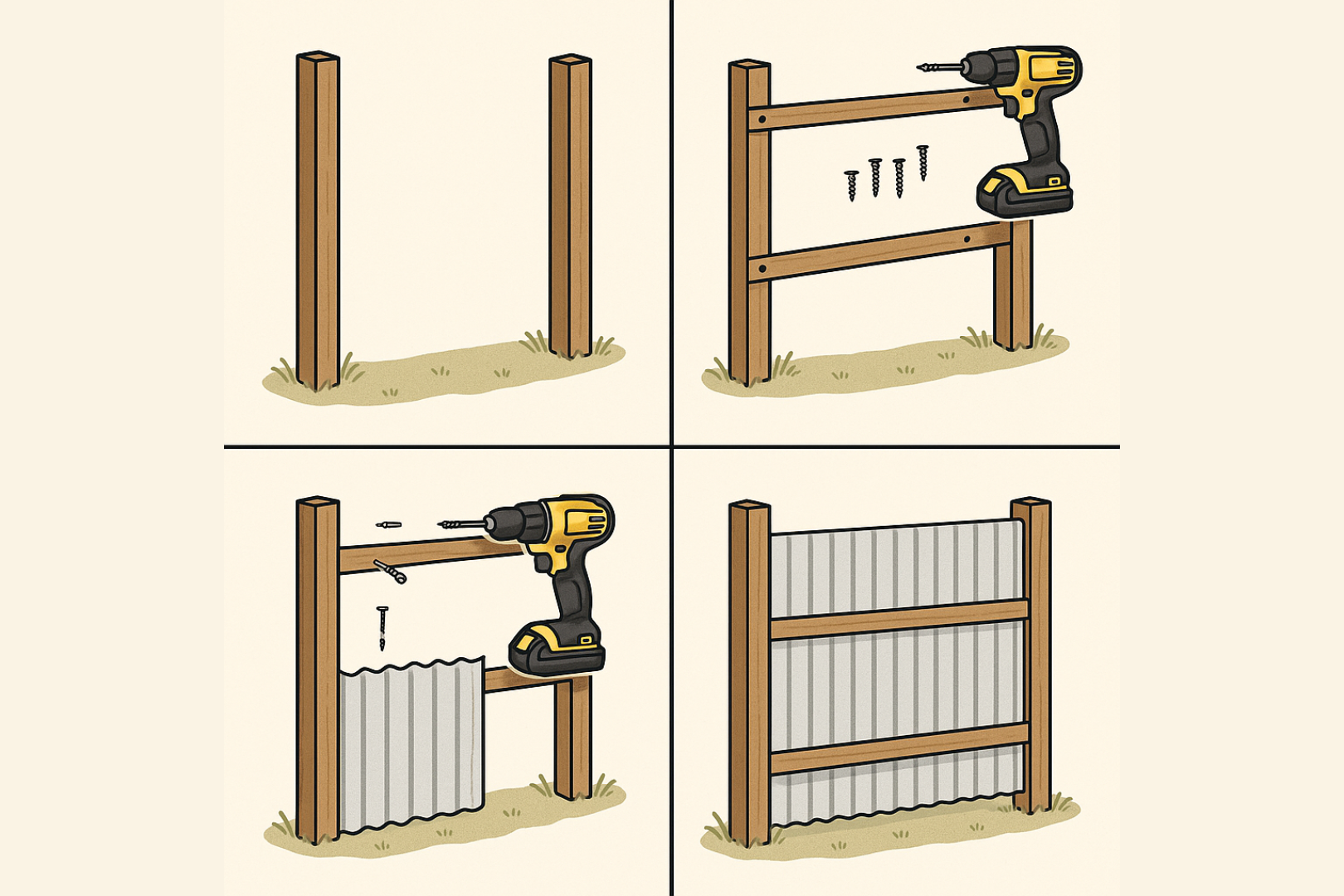 How to Frame a Corrugated Metal Fence: A Step-by-Step Guide