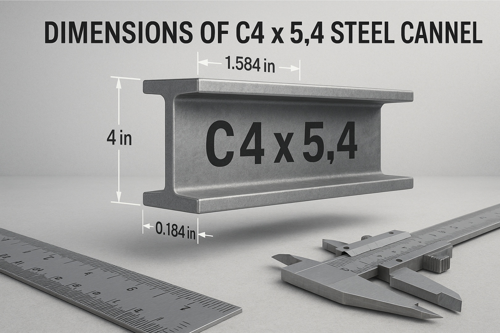 What Are the Dimensions of C4 x 5.4 Channel?