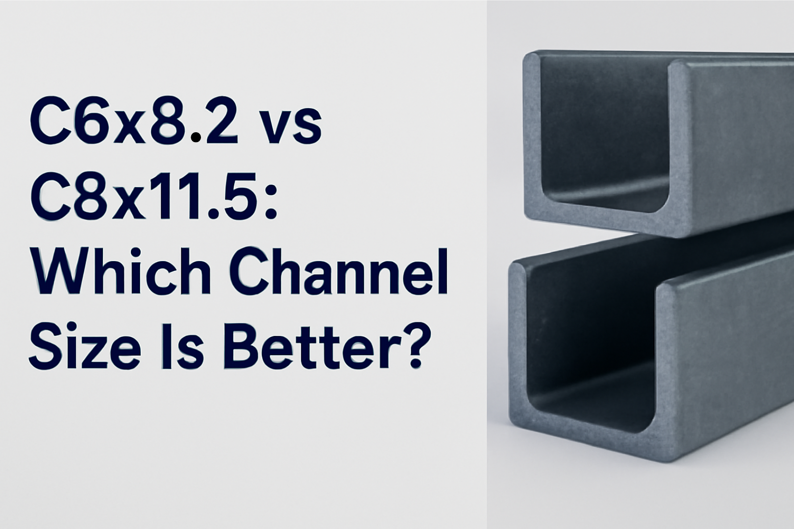 C6x8.2 vs C8x11.5: Which Channel Size Is Better?