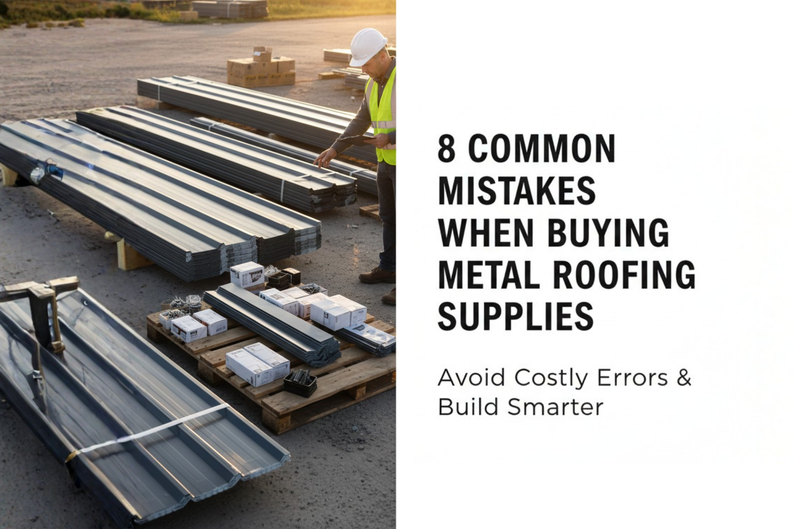 8 Common Mistakes When Buying Metal Roofing Supplies