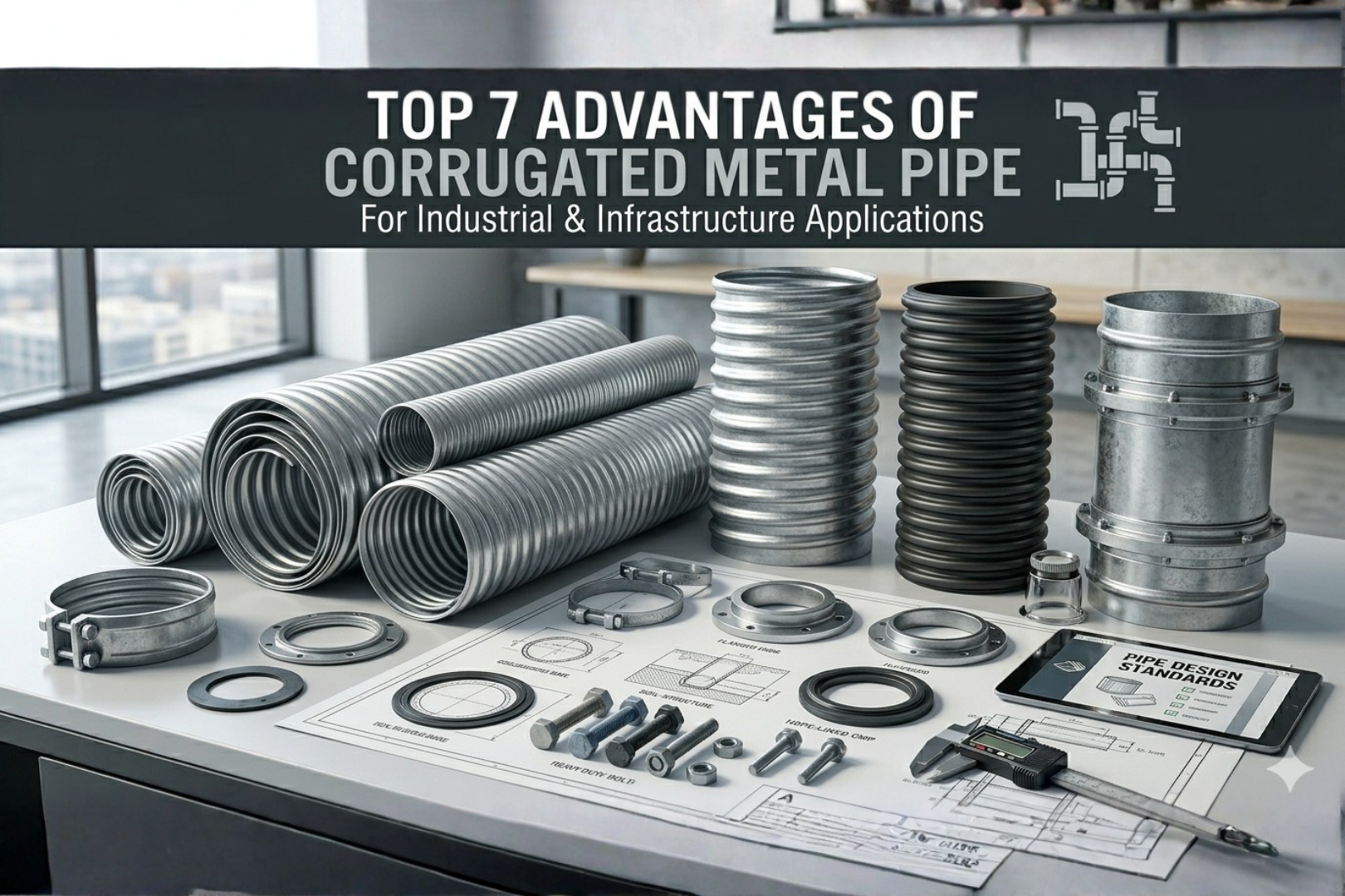 Top 7 Advantages of Corrugated Metal Pipe for Industrial Use